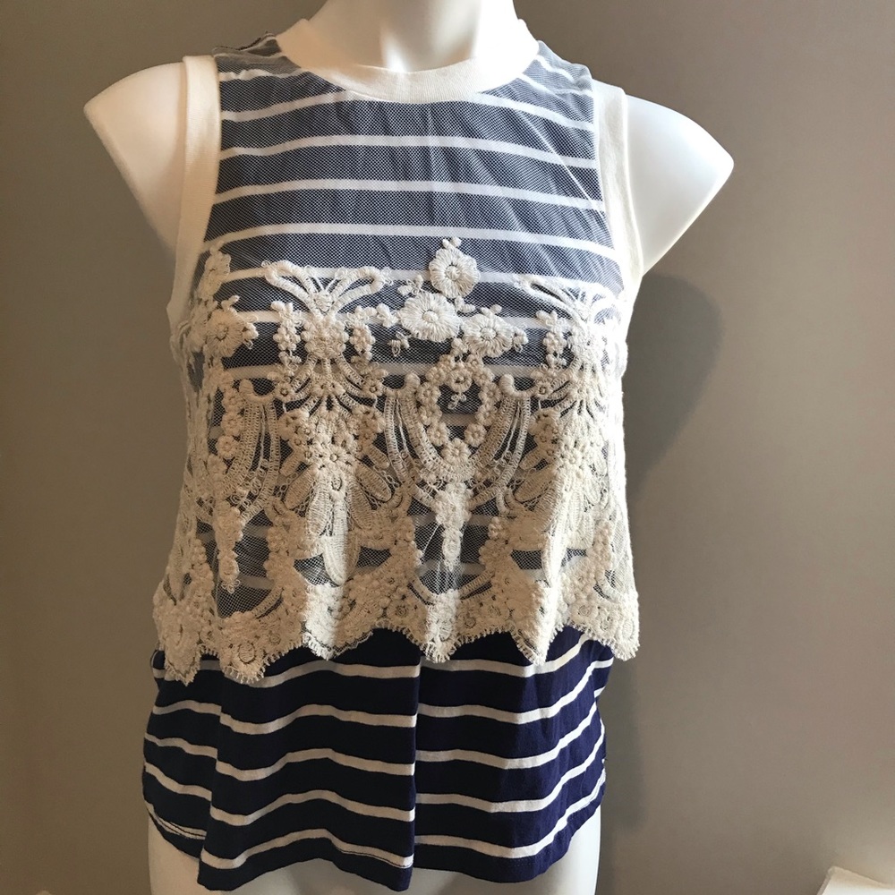 Anthropology PostageStamp sleeveless top